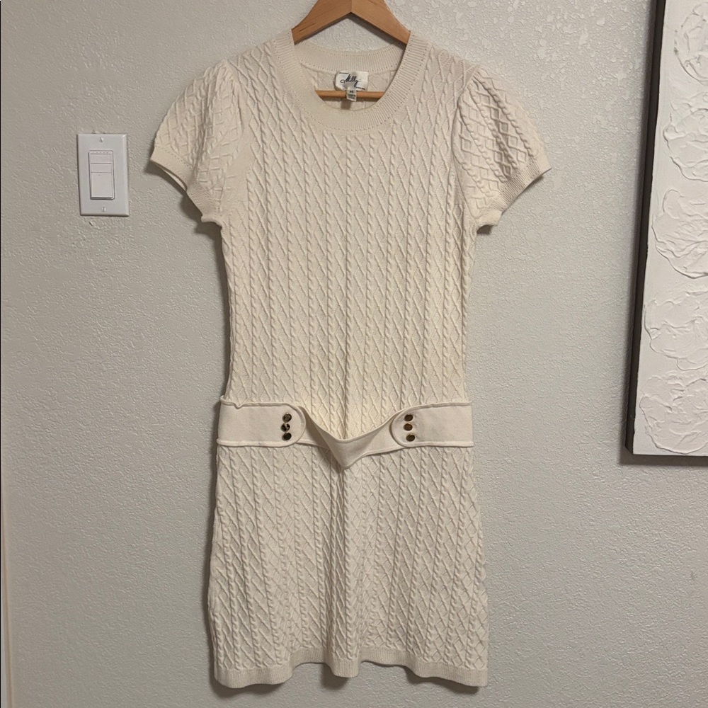 MILLY Bahia Cream  Knit Dress